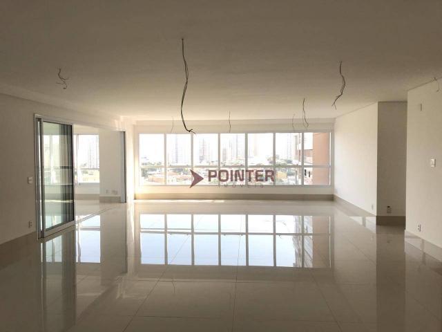 Apartamento 4 suítes com 5 vagas de garagem no setor marista goiânia - go. - Foto 3