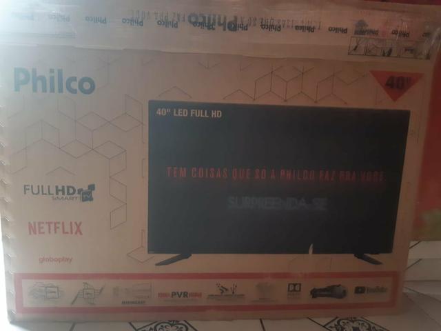 Smart tv 40" semi novo. 2 meses de uso