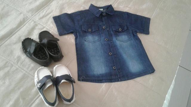 2 mocassim e 1 camisa social - Foto 2
