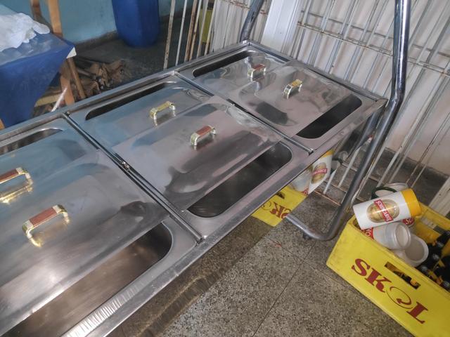 Buffet self service 10 cubas quente - Foto 3