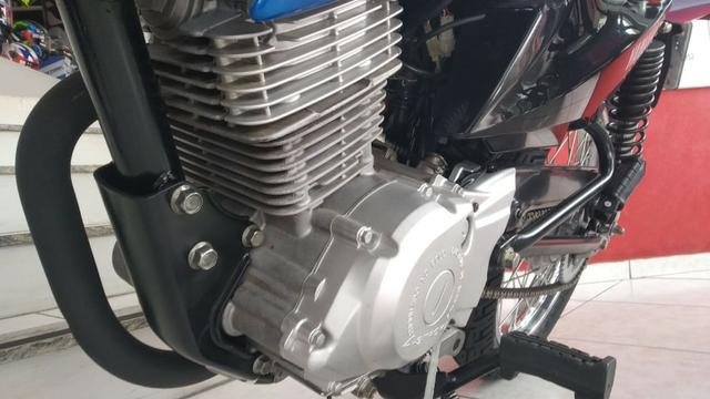 Yamaha Ybr Factor 125 E 2014/2014 azul único dono - Foto 8