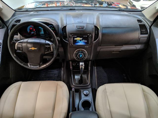 Chevrolet S10 LTZ 2.8 Diesel Cab Dupla 2014 Automática Preta (Completa + Couro) - Foto 8