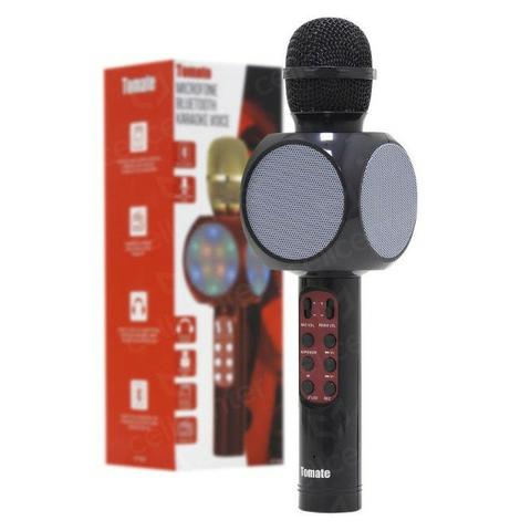 Microfone Karaoke Bluetooth sem fio - Muito Legal