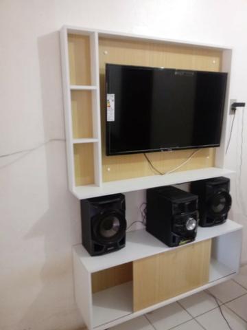 Painel com rack suspenso entrega instalação e suporte grátis - Foto 3