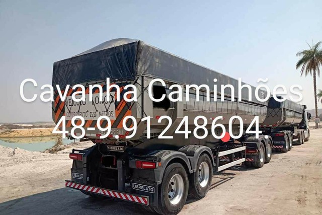 RODOCAÇAMBA LIBRELATO 2019 35 MTS CÚBICOS COM PNEUS TOP.