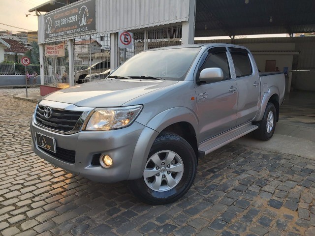 TOYOTA HILLUX SR 2.7 FLEX AUT CAB DUPLA PRATA COMPLETA