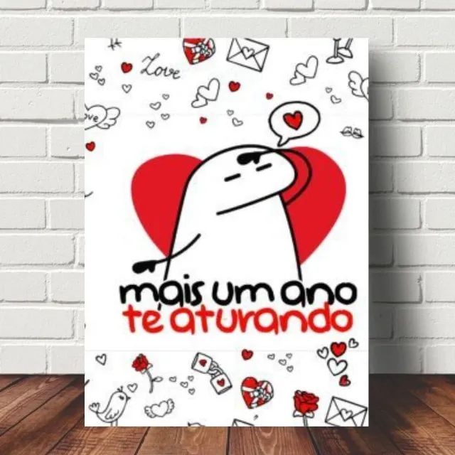 Quadro Decorativo Flork Meme - 06 unidades