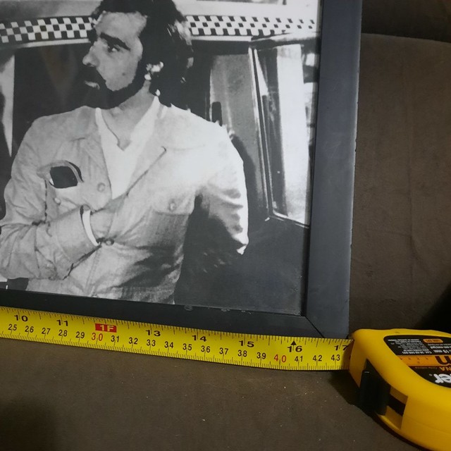 Quadro Horizontal Moldurado Taxi Driver (1976) - Robert DeNiro & Martin Scorsese - Foto 3
