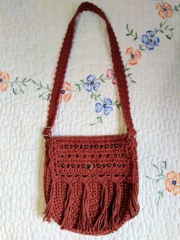 Bolsa de crochê  - Foto 4