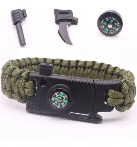 Par de braceletes 6x1 multiuso paracord  - Foto 4