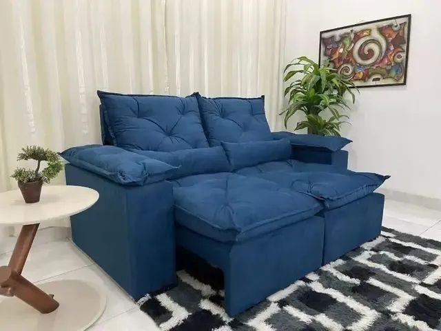 Sofá retrátil e reclinável 2 metros tunisia/Grécia provão  - Foto 5