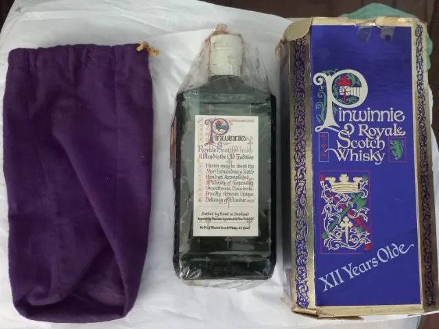 Pinwinnie Royale Premium Scotch Whisky 12 Anos 1 Litro 1970