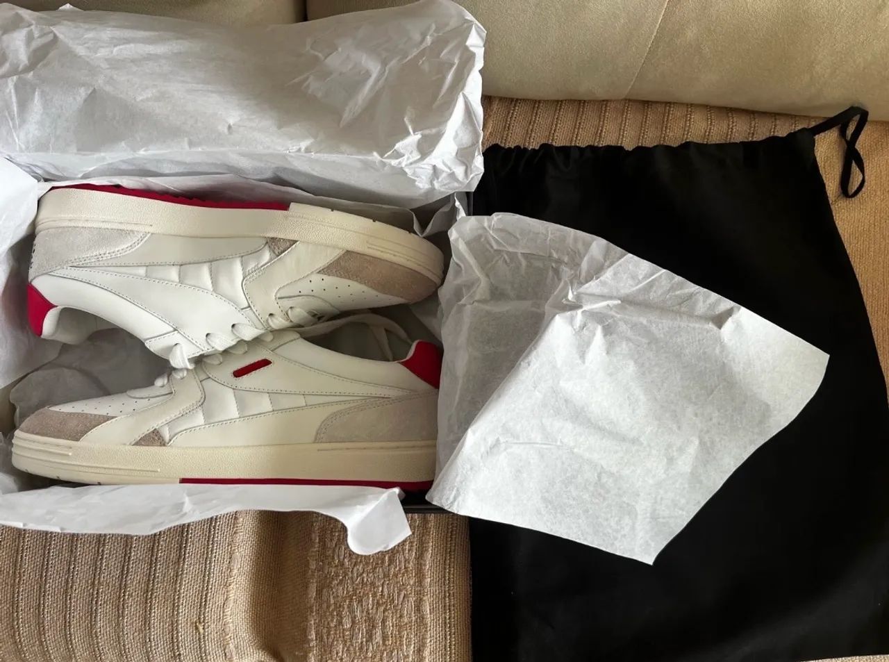 UNIVERSITY SNEAKERS RED - PALM ANGELS - Foto 5