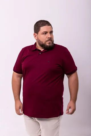 Polo Plus Size Algodão 