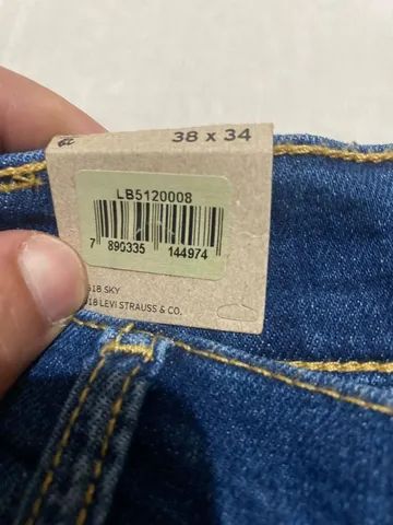 Calça Jeans Masculina Levis 512 Slim Taper (LB5120008)