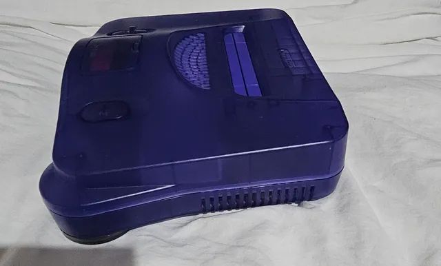NINTENDO 64 EDIÇÃO SABORES COR UVA CONTROLE UVA FONTE ORIGINAL CABOS DE BRINDE 1FITA - Foto 3