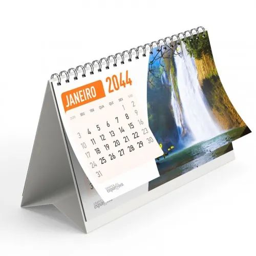 Calendário de mesa personalizado com sua logomarca - Foto 2