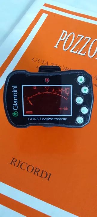Afinador e metrônomo Giannini GTU-3 - Foto 3
