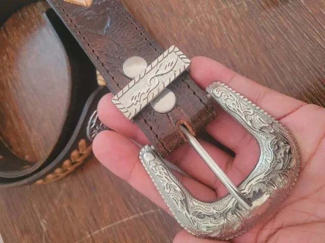 Cinto em Couro com Fivela  - Foto 3