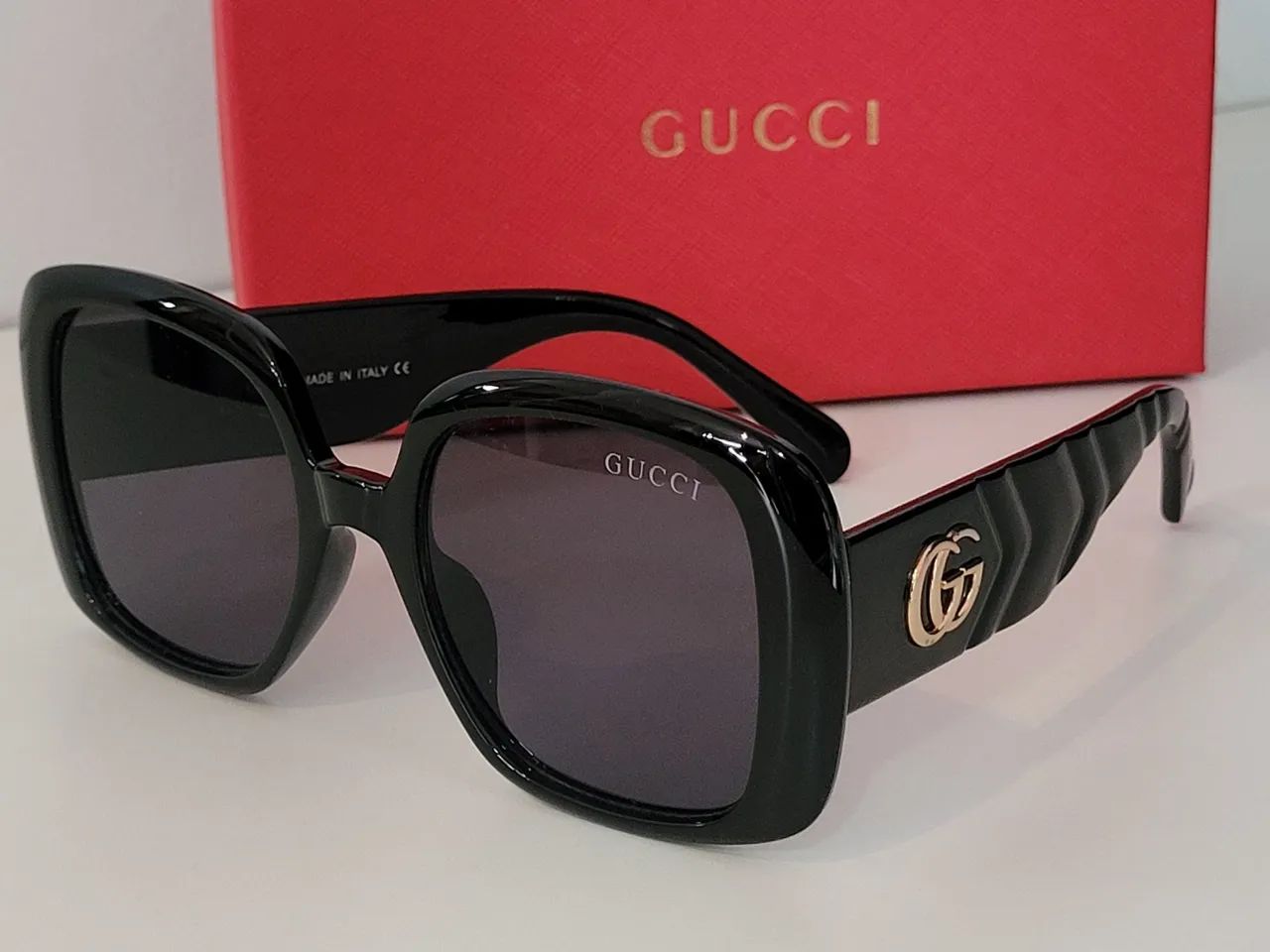Óculos de sol Gucci Retrô Novo - Foto 4