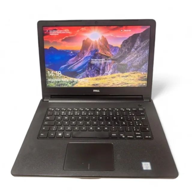 Notebook Dell Inspiron 14 5468 Intel i3 6ª 8GB RAM SSD 240GB 14"