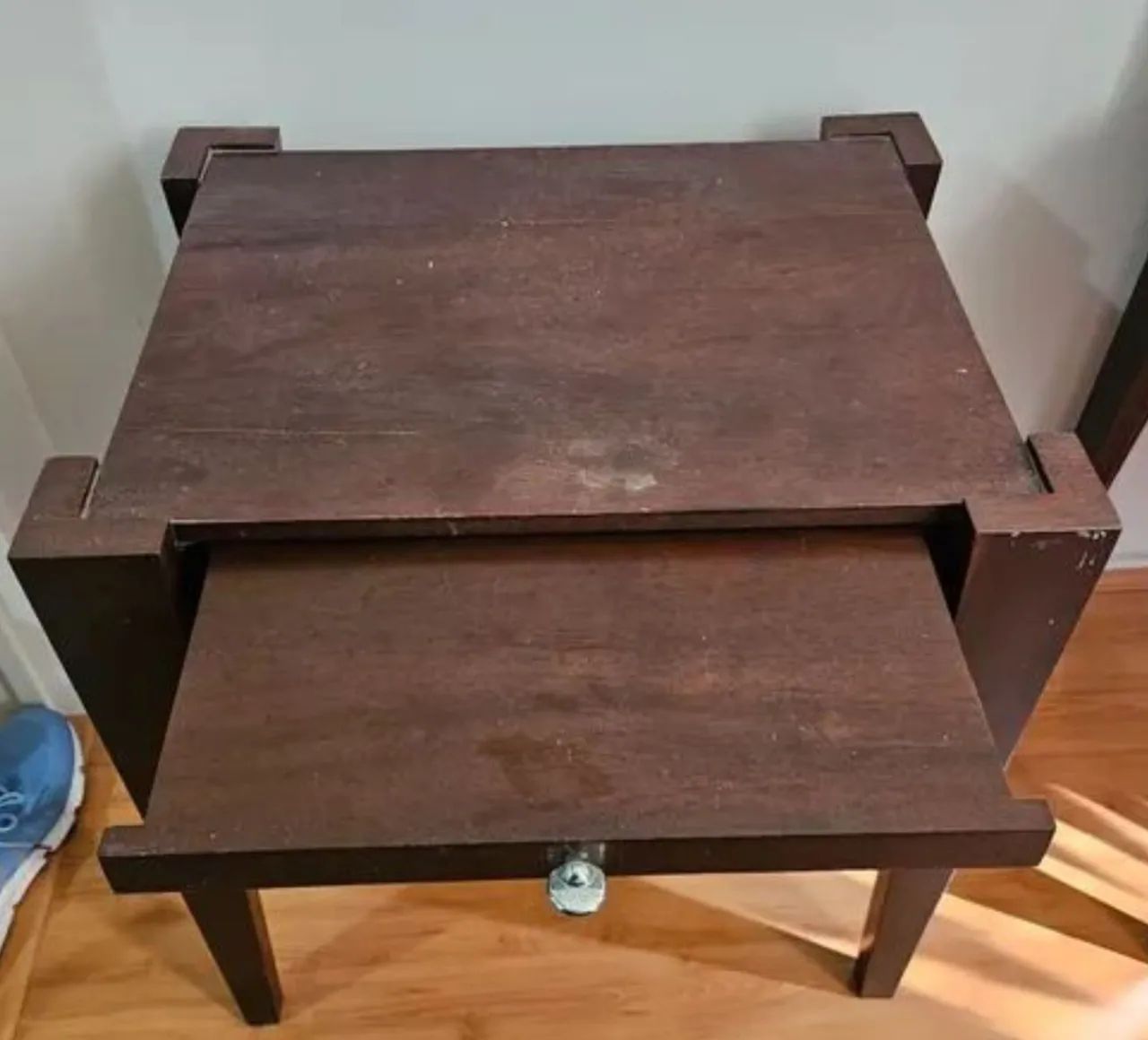 Cama com 2 criados madeira maciça - Foto 3