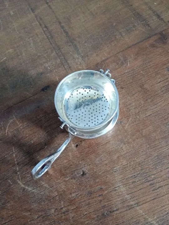Infusor de Chá de Prata Wolff Antigo - Foto 4