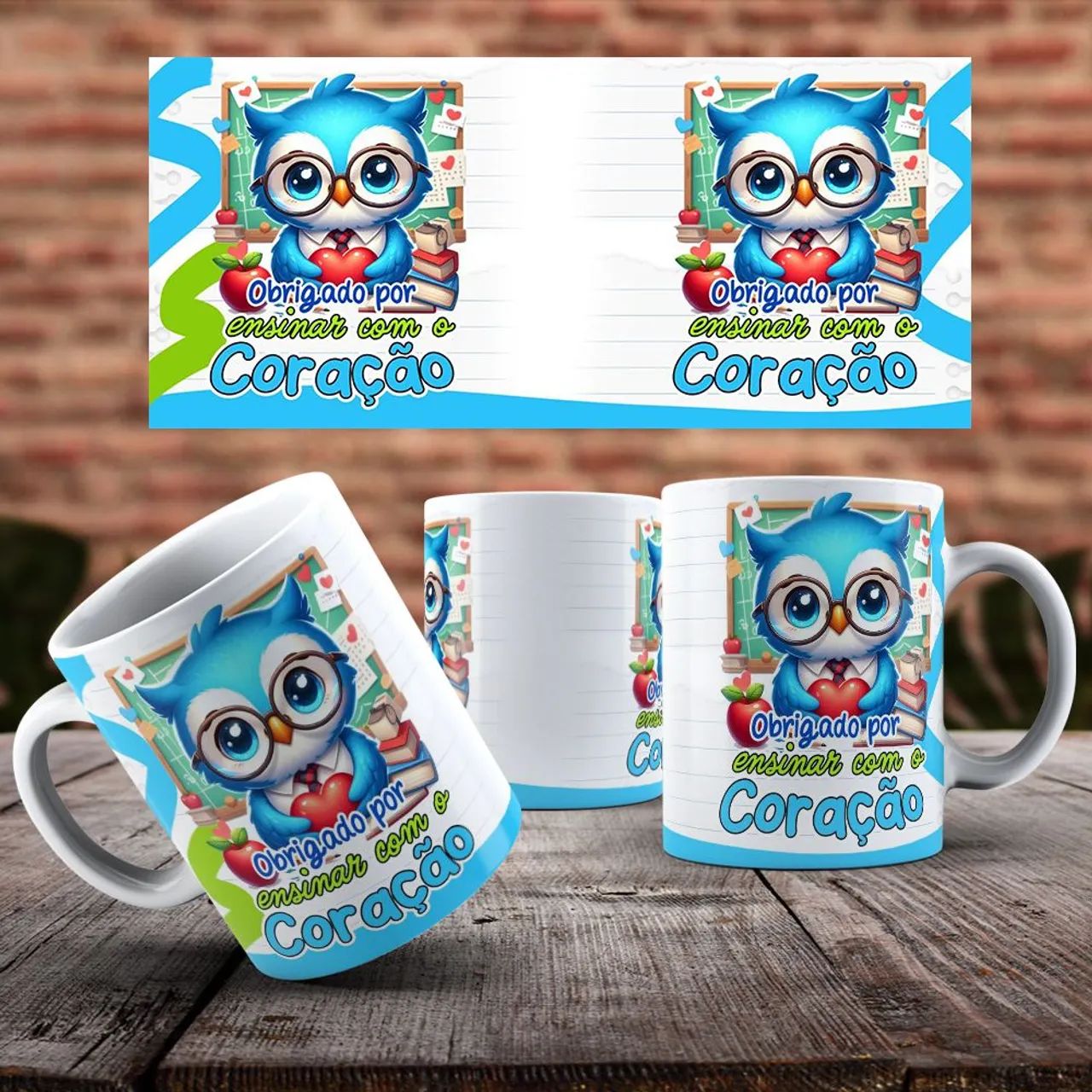 Caneca PROFESSOR coruja - Foto 2