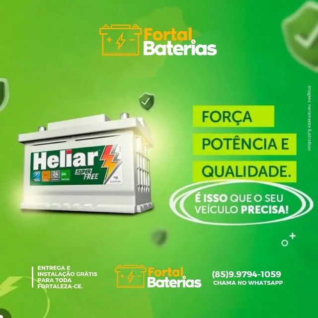 Baterias Heliar com Entrega Grátis*      