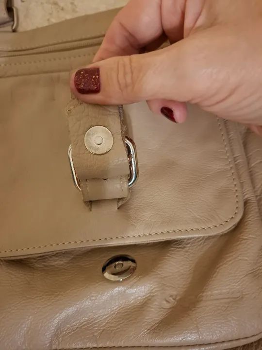 Bolsa couro legítimo pelica - Foto 4