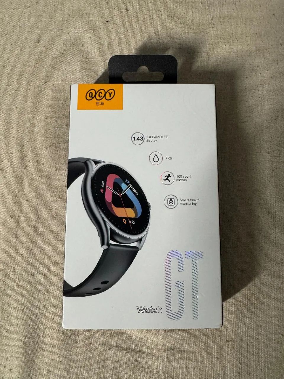 Smartwatch QCY GT - Tela AMOLED e Design Elegante
