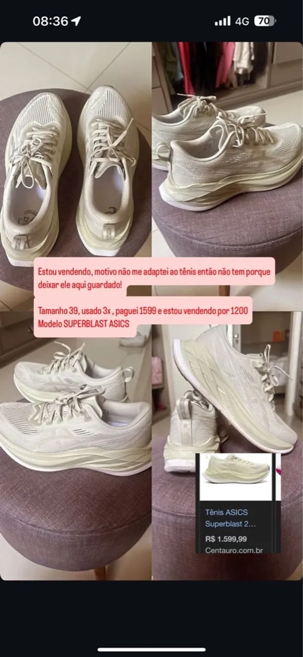 Tênis Asics Superblast - N°39