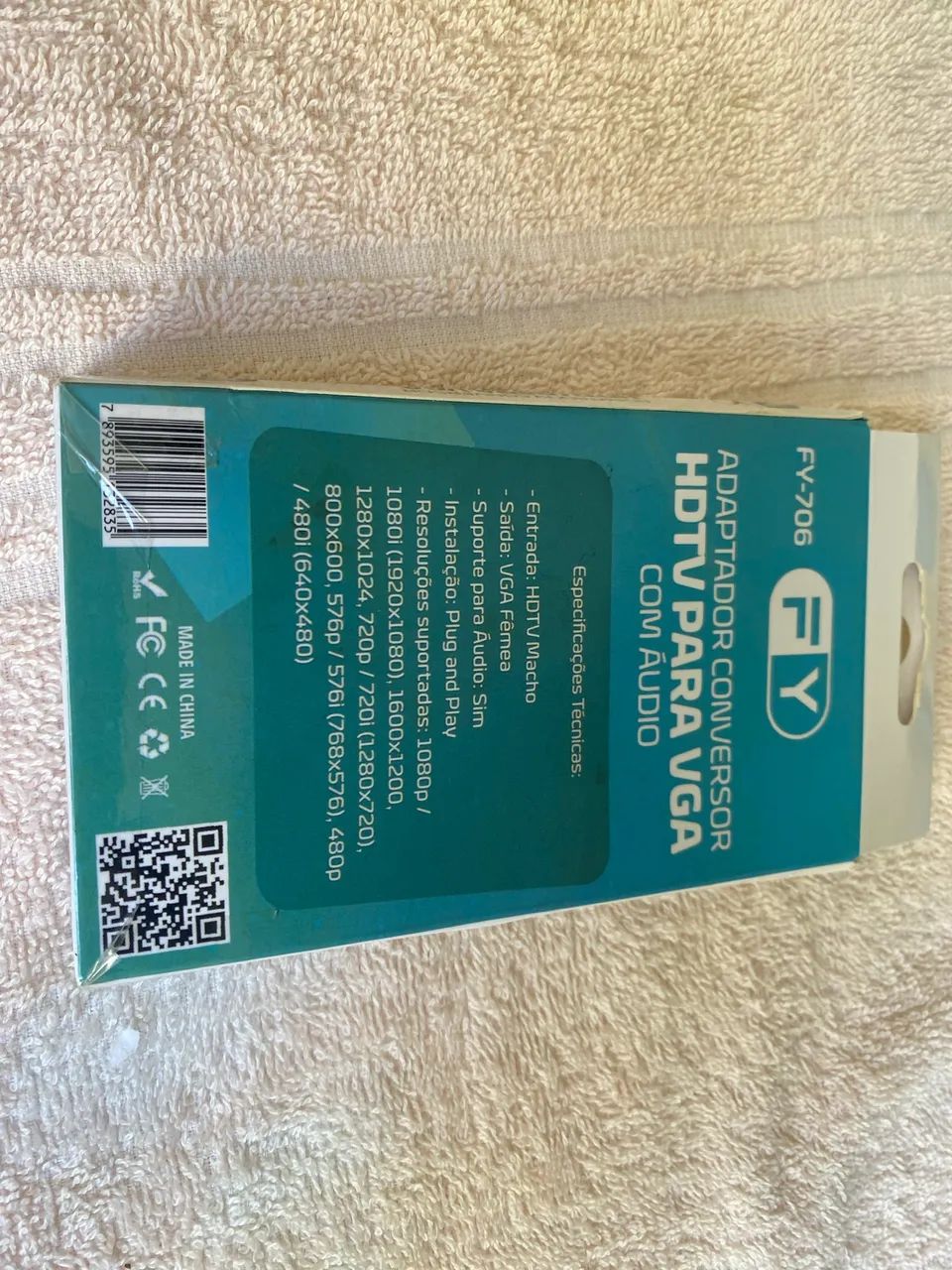 Cabo Adaptador Hdmi M X Vga F Com Cabo De Audio - Foto 4