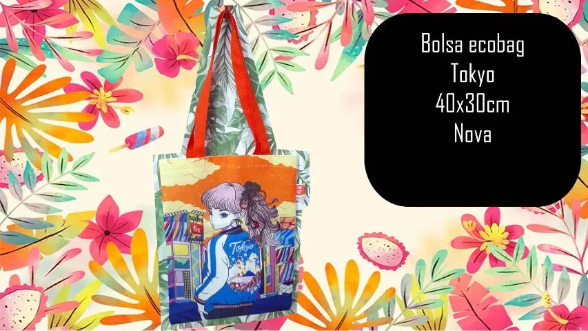 Bolsa ecobag Tokyo nova