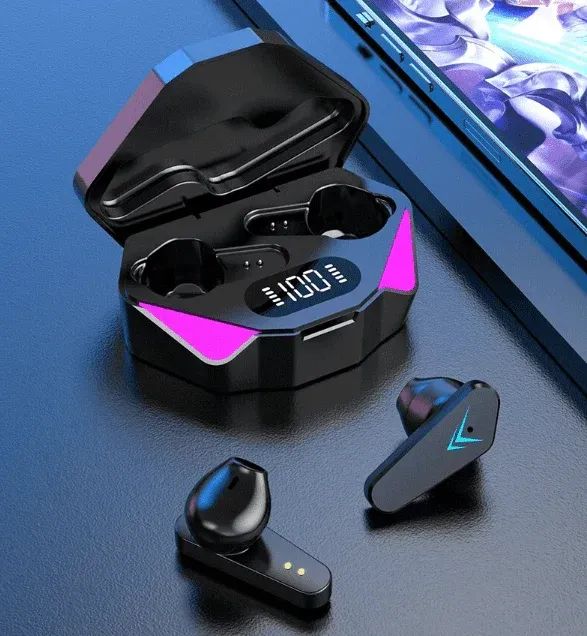Freebies Game Sleeve Xiaomi X15 TWS Fone de Ouvido Bluetooth com LED RGB  - Foto 4