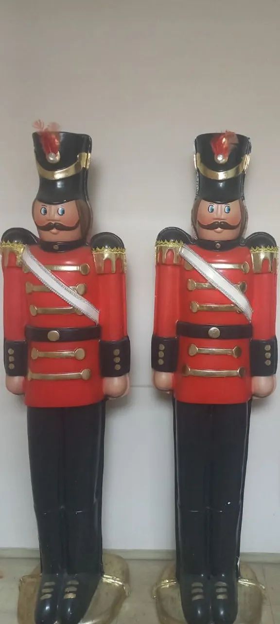 Lindo "soldadinho" decorativo estilo quebra-nozes  - Foto 2