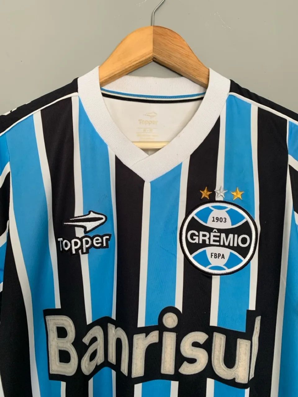 Camisa Grêmio Topper 2013 Tricolor - Foto 4