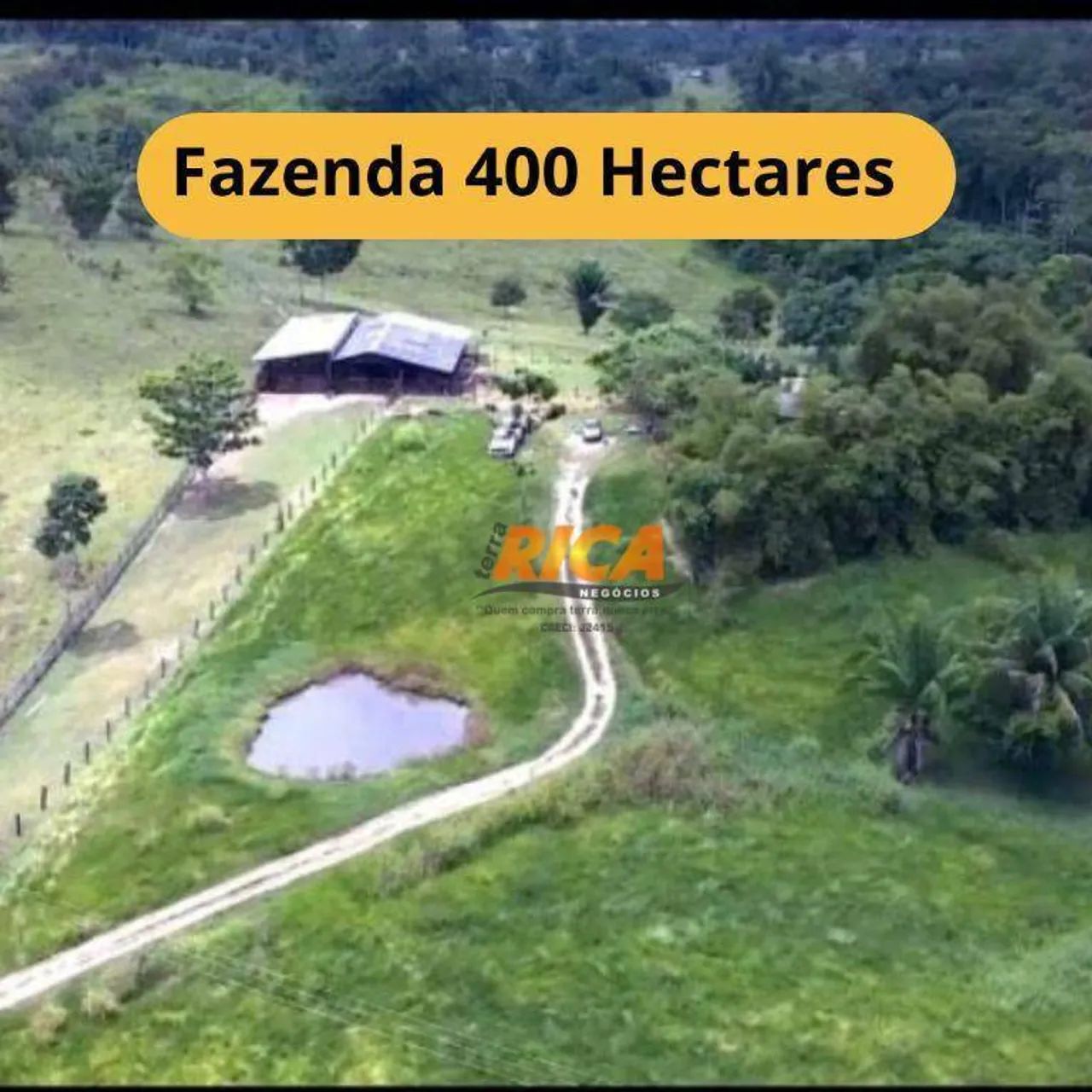 Fazenda a venda com 400 Hectares na Zona Rural de Sena Madureira/AC