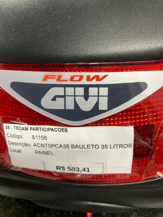 BAULETO GIVI 35L- R$583,00 - Foto 3