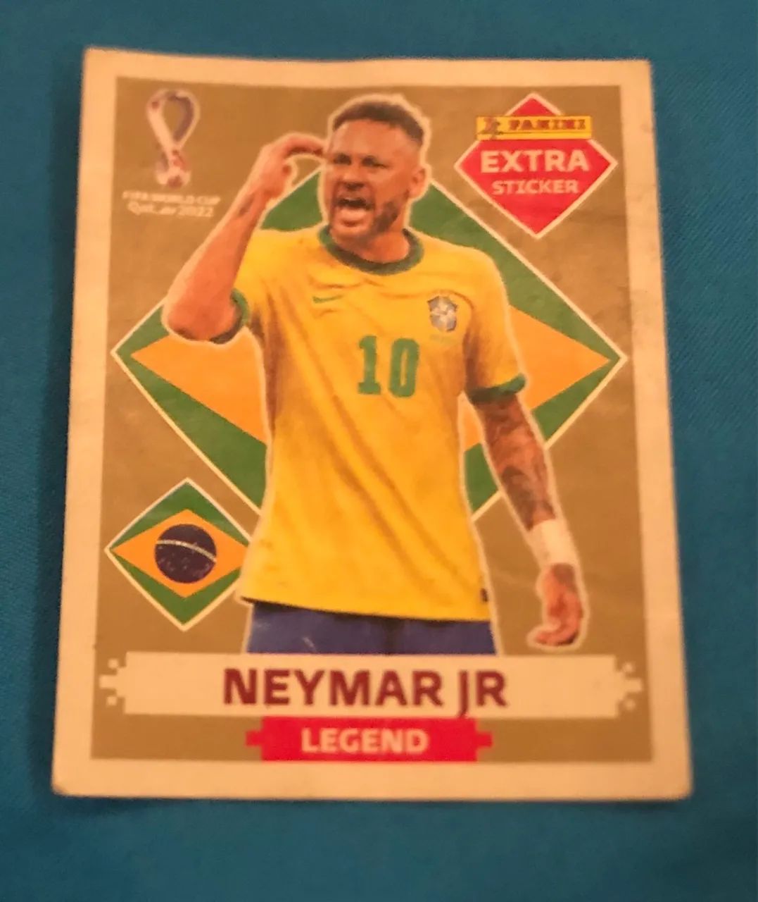 Figurinha Neymar Jr - Copa do Mundo 2022