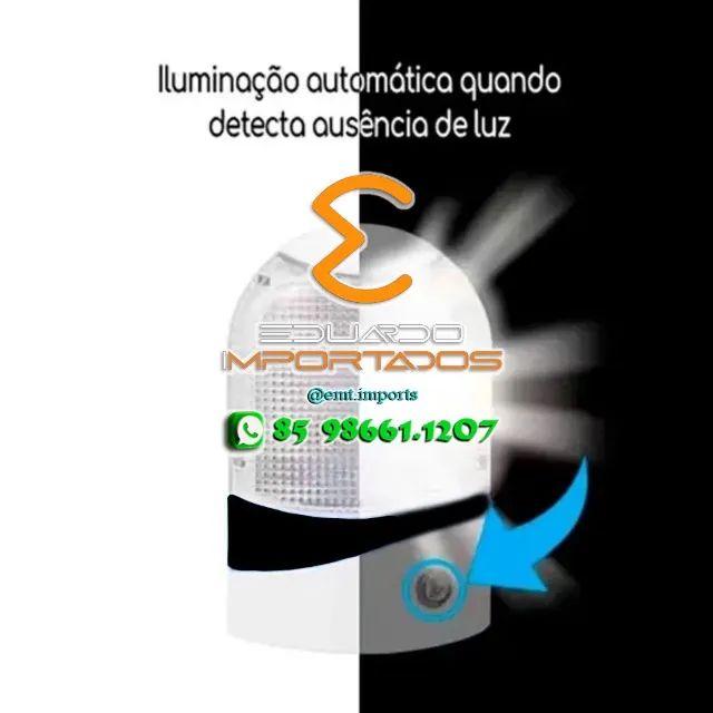 Luminária de Quarto Led com Fotocélula Ref.:PL0335 - Foto 2