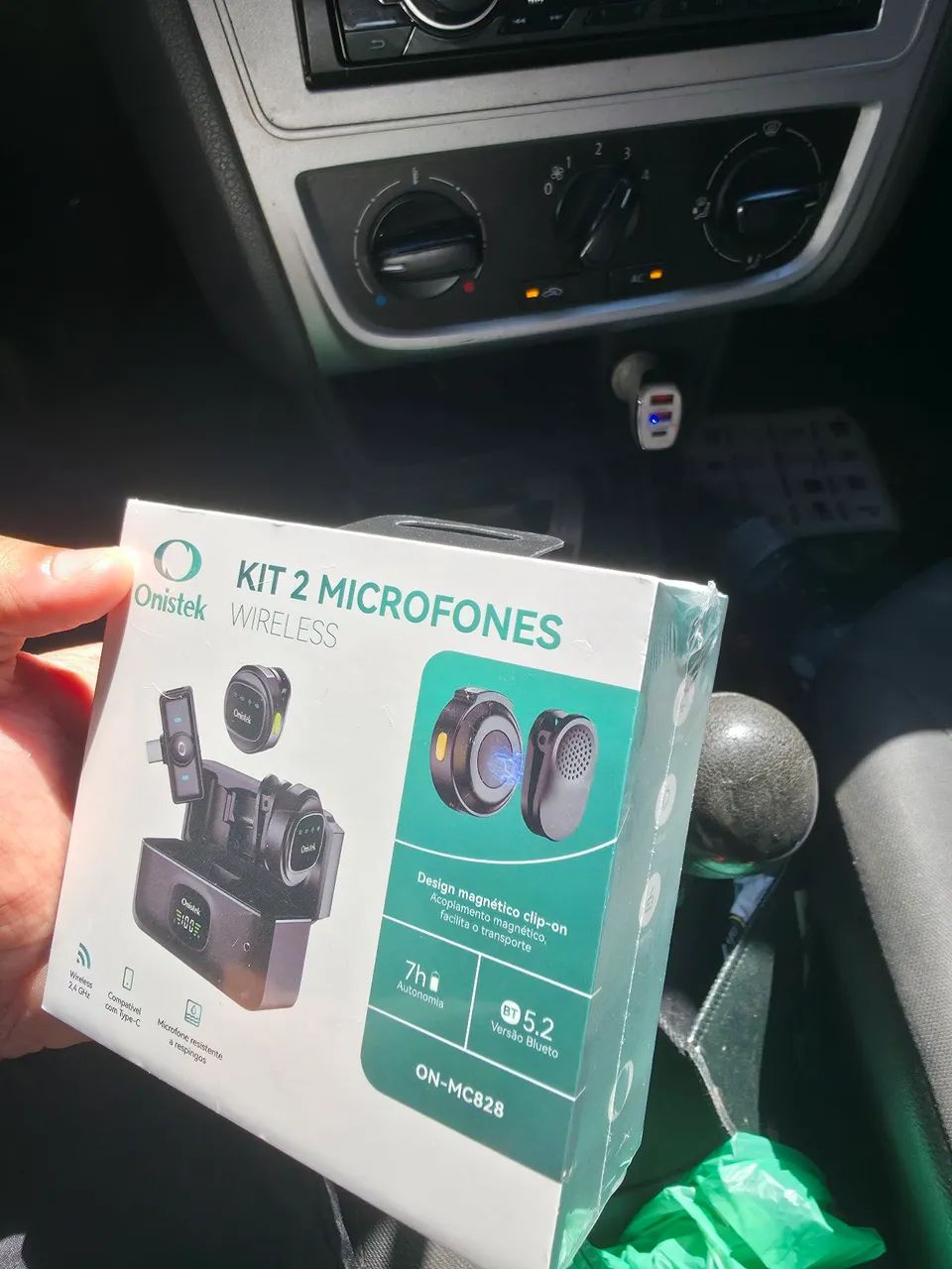 Kit 2 Microfones Wireless Onistek - ON-MC828 - Foto 2