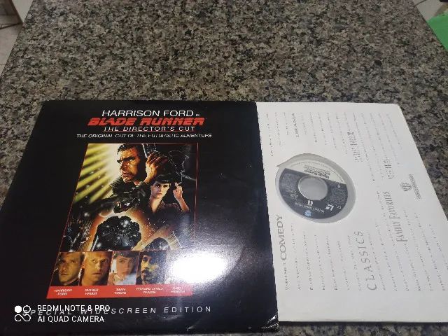 LASERDISC - Blade Runner - filme em dois discos - original