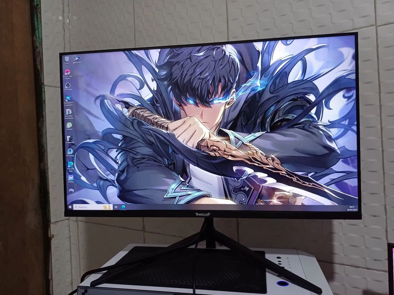 Monitor Gamer TGT 24'' Full HD 165Hz TROCO EM PLACA DE VIDEO DE 6GB OU 8GB