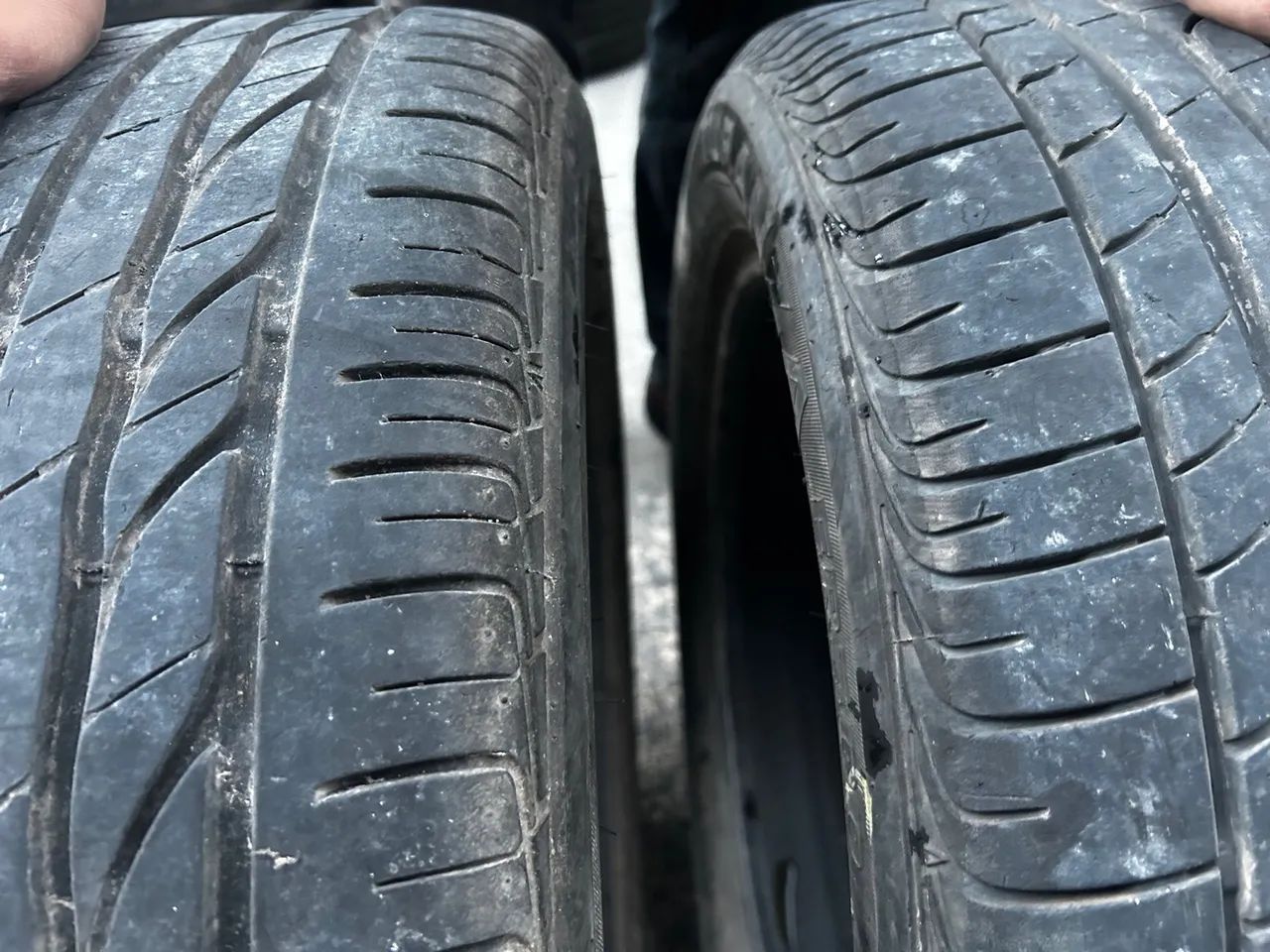 PAR PNEUS BRIDGESTONE TURANZA 205/55/16 PERFEITO ESTADO BOM BORRACHA 