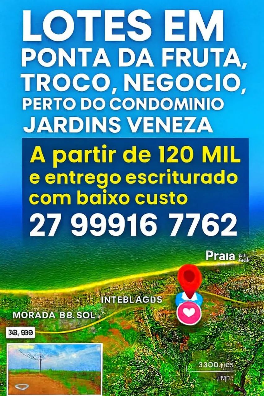  Promoção LOTES, escriturado , Praia Guarapari, R$ 5 mil de entrada e R$ 20 mil, troco  - Foto 11