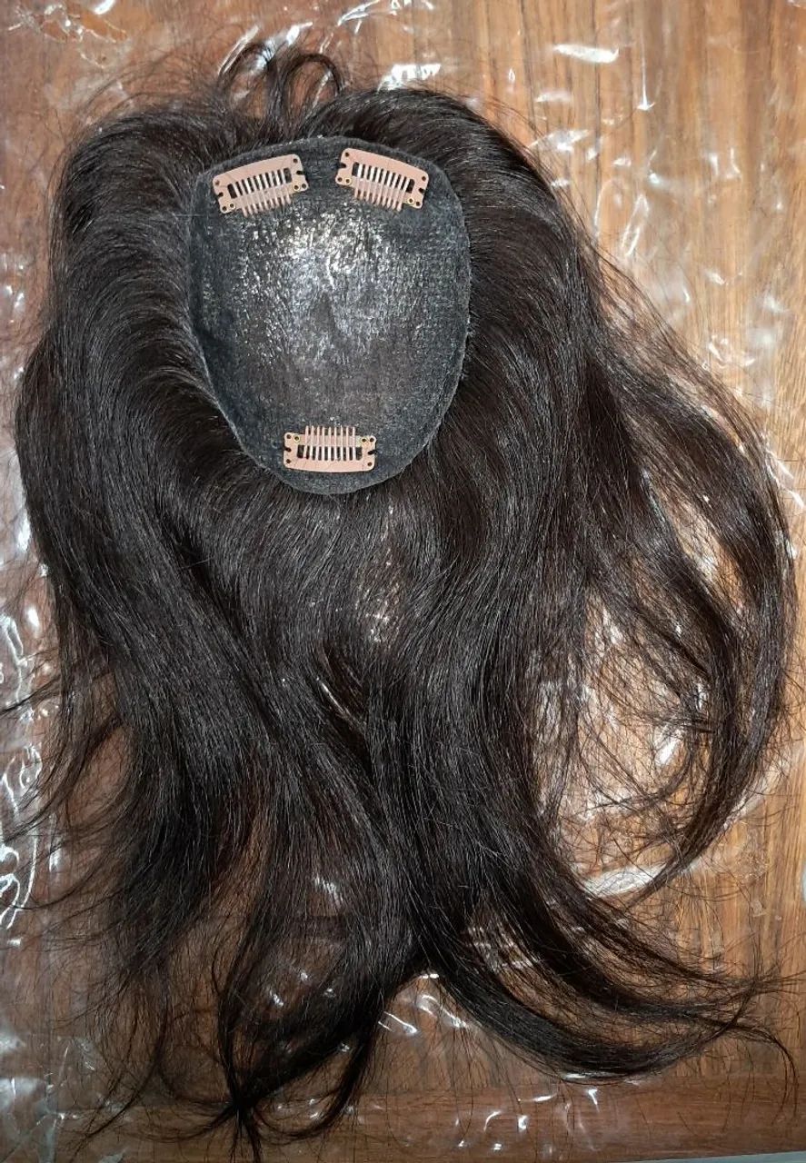 Topo de cabelo humano para disfarçar entradas - Foto 4