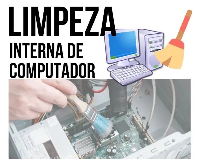 Limpeza Física Interna Completa de Computador, PC Gamer e Notebook - Loja Coimbra 