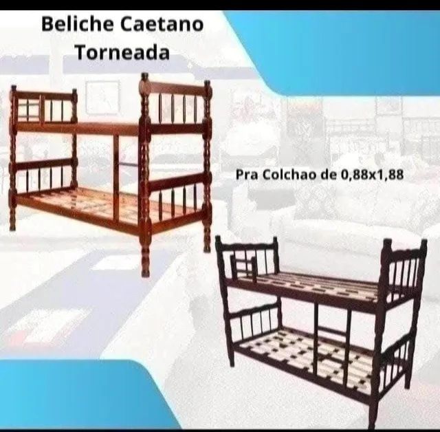Cama Solteiro Beliche OLX Já Entrega e Monta na Hora