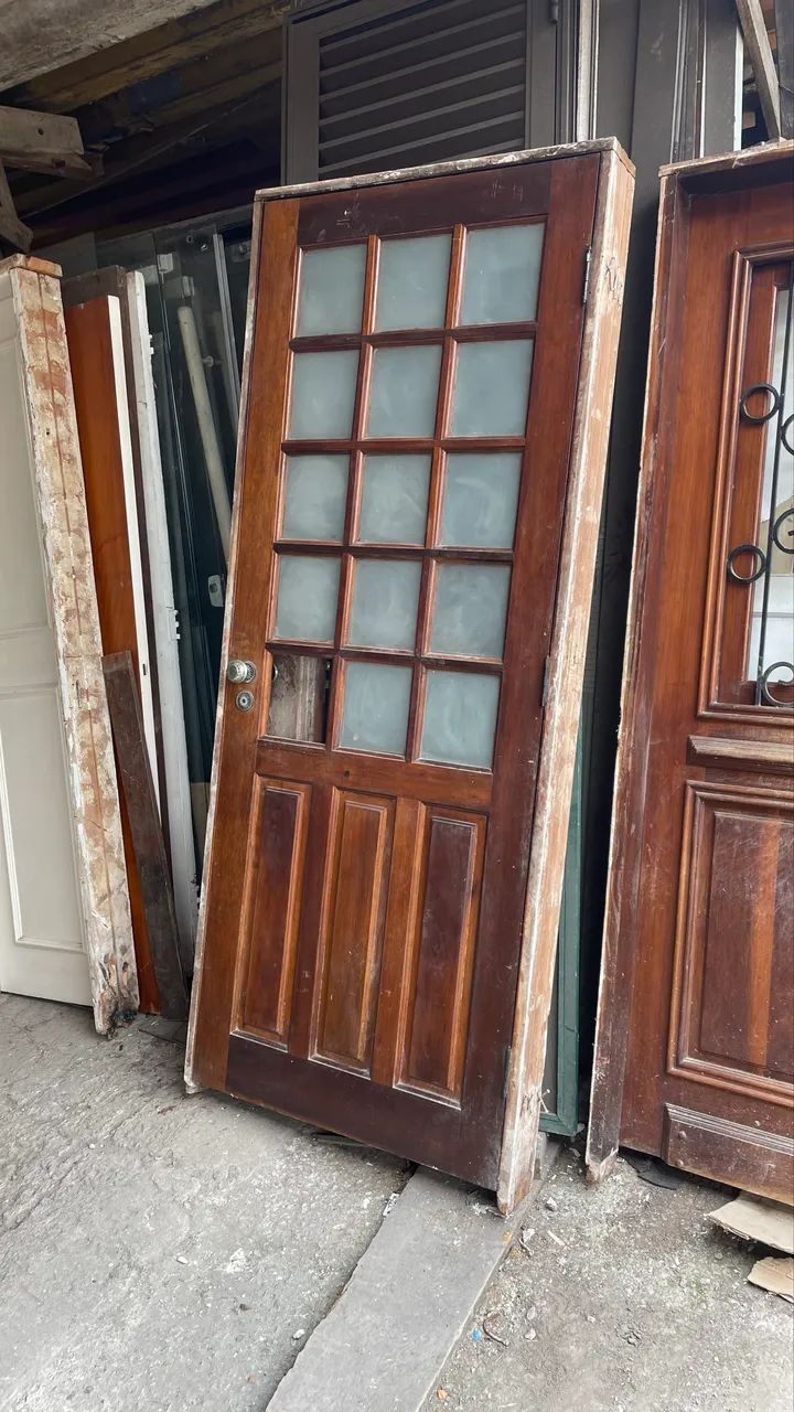 Porta de Madeira Maciça - 0,80 x 2,1064750514351233124